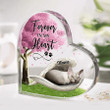 Devon Rex Cat sleeping angel wing Acrylic plaque, Forever in my heart Memorial Gift for Cat lover, Custom Plaque with name