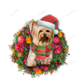 YORKSHIRE Christmas Ornament, Dog custom shaped acrylic ornament, Christmas gift for Dog lover