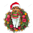 SHELTIE Christmas Ornament, Dog custom shaped acrylic ornament, Christmas gift for Dog lover