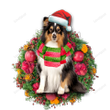 SHETLAND SHEEPDOG Christmas Ornament, Dog custom shaped acrylic ornament, Christmas gift for Dog lover