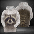 Awesome Raccoon Sweatshirt Hoodie, Raccoon Hoodie, Raccoon Sweatshirt, Moose Pullover, Animal Pullover, Animal Lover Shirt