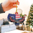 Police Eagle Custom Shaped Ornament, Personalized Police Eagle Christmas Ornament