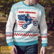 Personalized Motocross rider Ugly Christmas sweater, Motocross sweatshirt, Christmas gift for motocross lover