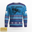 Motocross rider 12 Ugly Christmas sweater for men, Motocross biker sweatshirt, gift for motocross lover