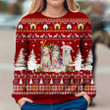 Aidi 3D Sweatshirt for men and women, Dog Christmas Crewneck sweatshirt Pullover Top, Gift for Dog lover