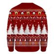 American pit bull terrier 3D Sweatshirt, Pit bull Christmas Crewneck sweatshirt, Custom Sweatshirt Gift for Dog lover