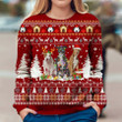 American pit bull terrier 3D Sweatshirt, Pit bull Christmas Crewneck sweatshirt, Custom Sweatshirt Gift for Dog lover