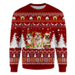 English Bulldog Christmas 3D Sweatshirt, Dog sweatshirt for Adult, Custom Sweatshirt Gift for Dog lover
