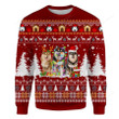 Finnish Lapphund Christmas 3D Sweatshirt, Dog sweatshirt for men and women, Custom Sweatshirt Gift for Dog lover