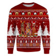 Irish Setter Christmas 3D Sweatshirt, Dog sweatshirt for men and women, Custom Sweatshirt Gift for Dog lover