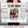 Personalized Mom and daughter wall art canvas - Mother's day gift for Mom - Mom gift from daughter