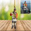 Custom Photo Fishing Ornament, Acrylic Ornament for Fishing Lovers, Gift for Father, 2D Flat Ornament