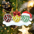 Volleyball Light Christmas 2D Flat Christmas Ornaments, Idea Gift for Volleyball Player
