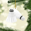 Personalized Badminton Christmas Light Ornament, Badminton Hanging Ornament Gift, Badminton Hanging, Badminton Ornament Gift