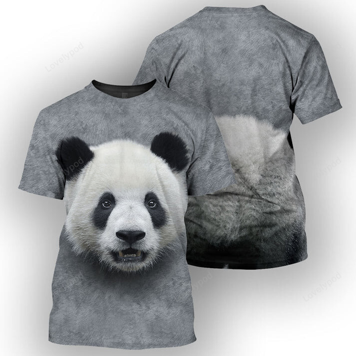 Panda 3D Tshirt Hoodie Apparel, Panda 3D hoodie for men and women