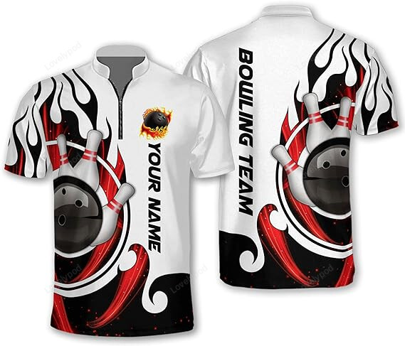 Custom 3D Bowling Jerseys for Men, Personalized Bowling Shirts for Men, Bowling Team Shirts for Men and Women