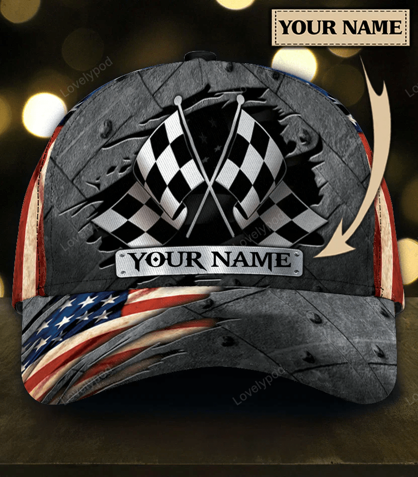 Personalized Racing Classic Cap, Racing Hat Cap For Men And Women ...