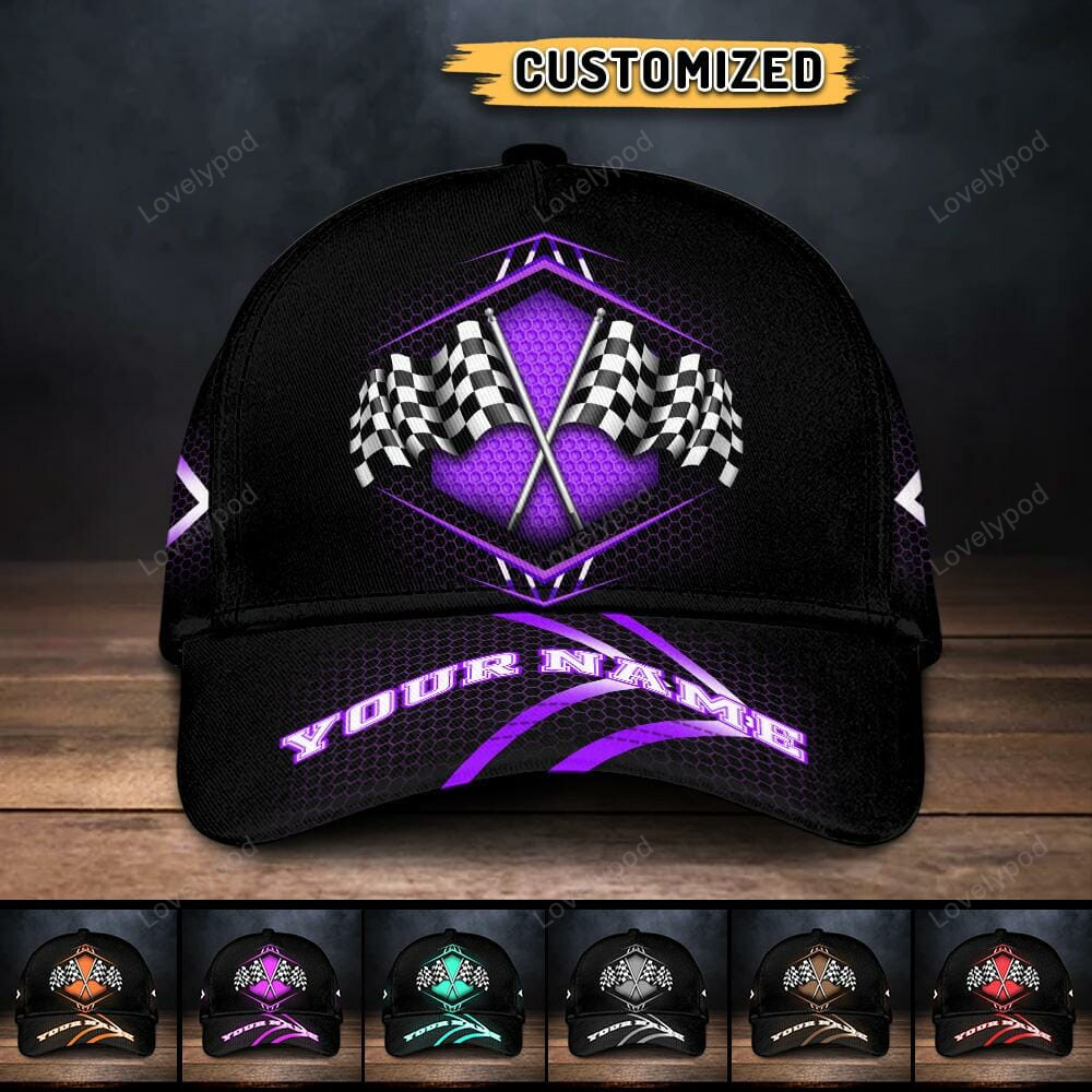 Racing Lovers Lightning Personalized Classic Cap, Racing 3D cap for Me ...