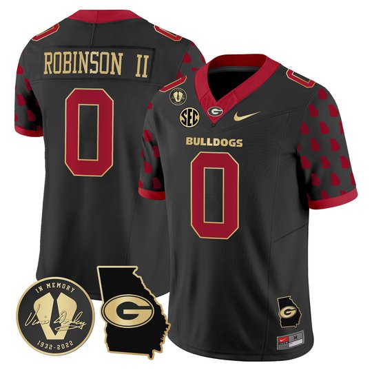 Men's Georgia Bulldogs 2024 Vapor Limited Jersey - Georgia State Style - All Stitched
