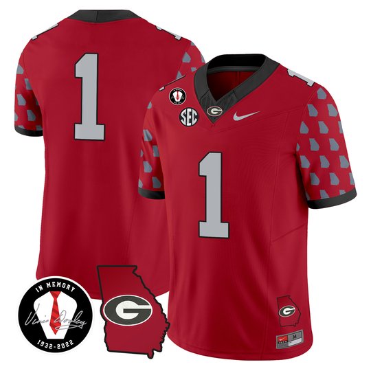 Men's Georgia Bulldogs 2024 Vapor Limited Jersey - Georgia State Style - All Stitched