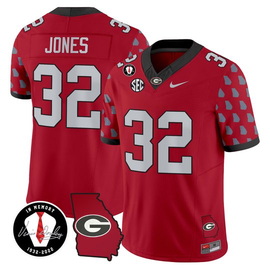 Men's Georgia Bulldogs 2024 Vapor Limited Jersey - Georgia State Style - All Stitched