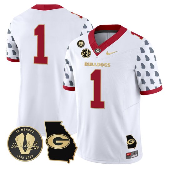 Men's Georgia Bulldogs 2024 Vapor Limited Jersey - Georgia State Style - All Stitched