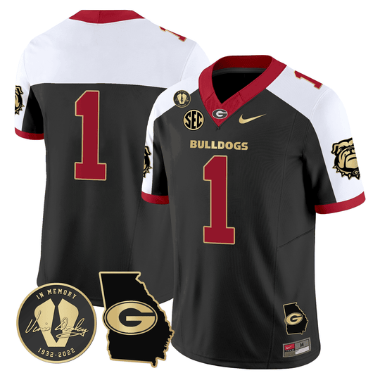 Men's Georgia Bulldogs 2024 Vapor Limited Jersey - Georgia State Style - All Stitched