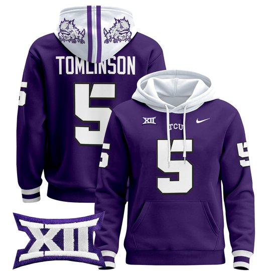 Men's TCU Horned Frogs 2024 Pullover Hoodie - All Stitched
