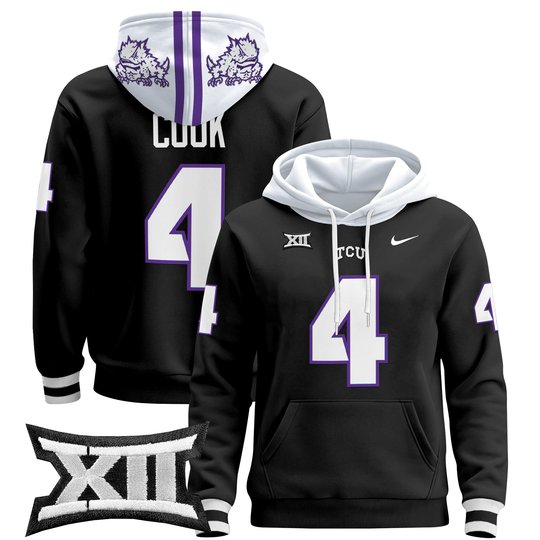 Men's TCU Horned Frogs 2024 Pullover Hoodie - All Stitched