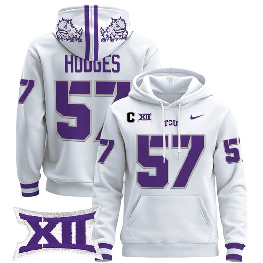 Men's TCU Horned Frogs 2024 Pullover Hoodie - All Stitched
