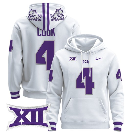 Men's TCU Horned Frogs 2024 Pullover Hoodie - All Stitched