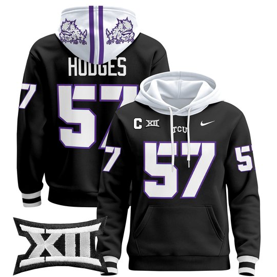 Men's TCU Horned Frogs 2024 Pullover Hoodie - All Stitched