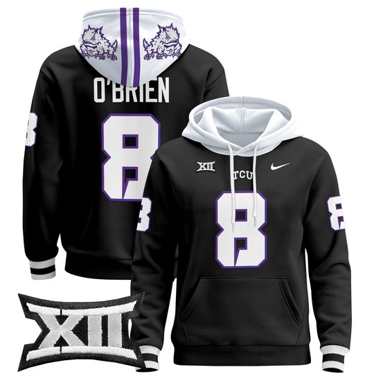 Men's TCU Horned Frogs 2024 Pullover Hoodie - All Stitched