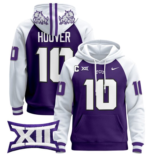 Men's TCU Horned Frogs 2024 Pullover Hoodie - All Stitched