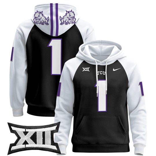 Men's TCU Horned Frogs 2024 Pullover Hoodie - All Stitched