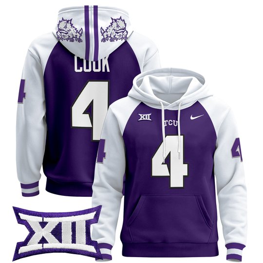 Men's TCU Horned Frogs 2024 Pullover Hoodie - All Stitched
