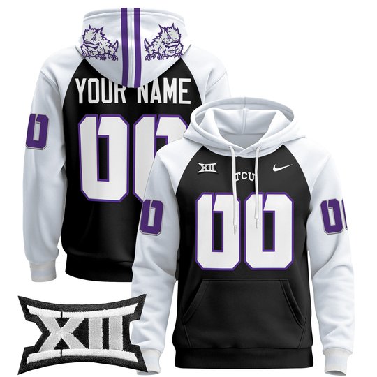 TCU Horned Frogs 2024 Custom Pullover Hoodie - All Stitched