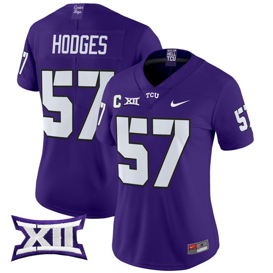 Women's TCU Horned Frogs 2024 Vapor Limited Jersey - All stitched