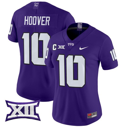 Women's TCU Horned Frogs 2024 Vapor Limited Jersey - All stitched