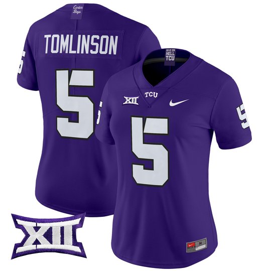 Women's TCU Horned Frogs 2024 Vapor Limited Jersey - All stitched