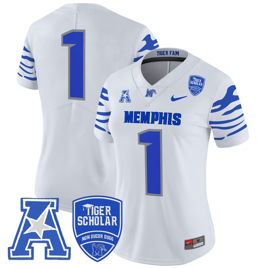 Women's Memphis Tigers 2024 Vapor Limited Jersey - All Stitched