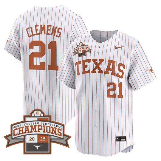 Men's Texas Longhorns 2025 Southeastern Conference Champions Vapor Premier Limited Jersey