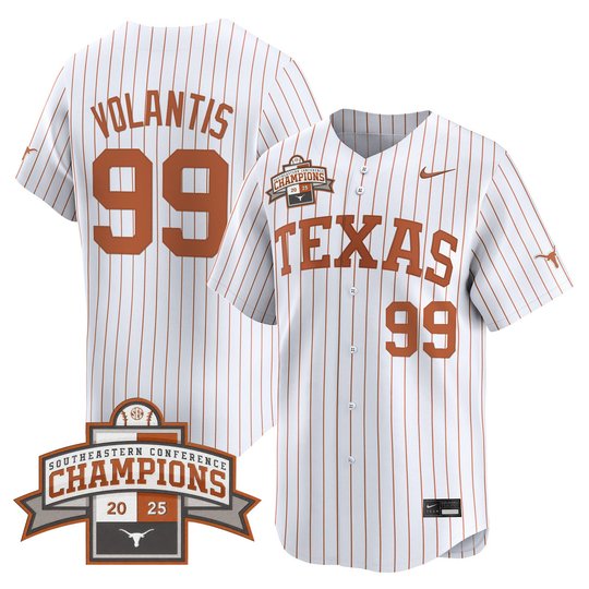 Men's Texas Longhorns 2025 Southeastern Conference Champions Vapor Premier Limited Jersey