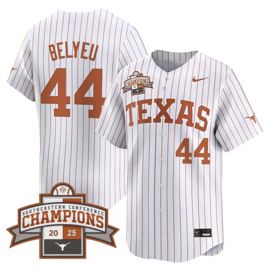 Men's Texas Longhorns 2025 Southeastern Conference Champions Vapor Premier Limited Jersey