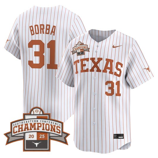 Men's Texas Longhorns 2025 Southeastern Conference Champions Vapor Premier Limited Jersey