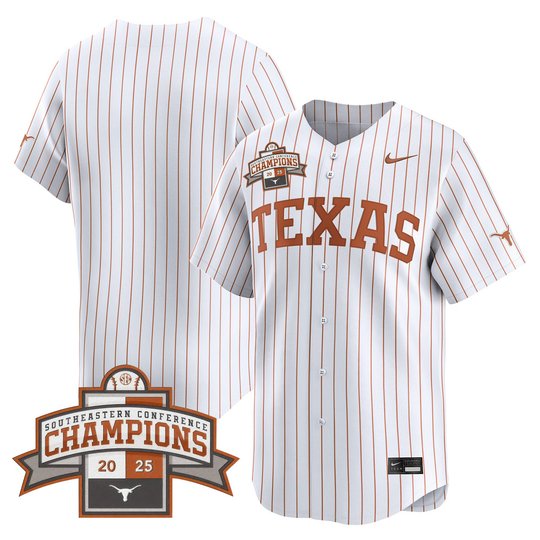 Men's Texas Longhorns 2025 Southeastern Conference Champions Vapor Premier Limited Jersey