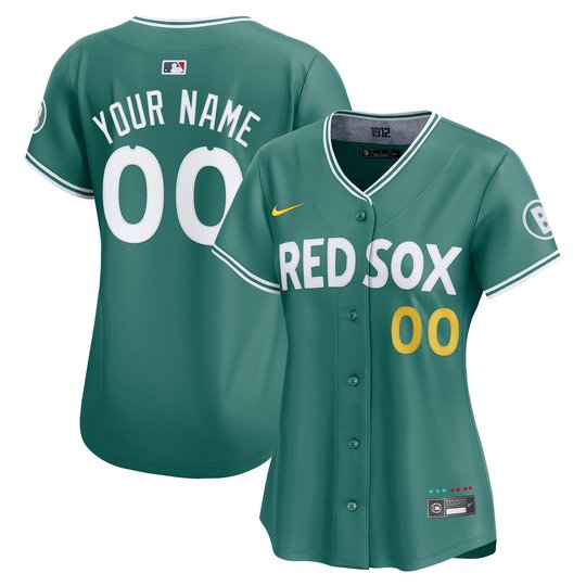 Boston Red Sox 2025 City Connect Vapor Premier Limited Custom Jersey V2 - All Stitched