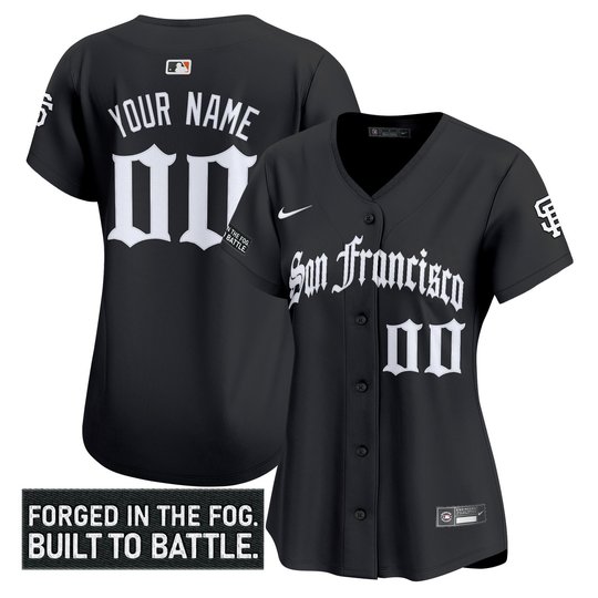 San Francisco Giants 'Gothic Fog Edition' Vapor Premier Limited Custom Jersey - All Stitched