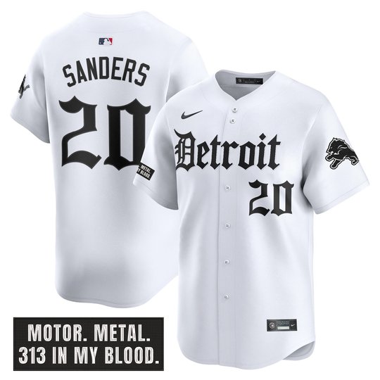 Men's Detroit Lions 'Motor Gothic Edition' Vapor Premier Limited Jersey - All Stitched