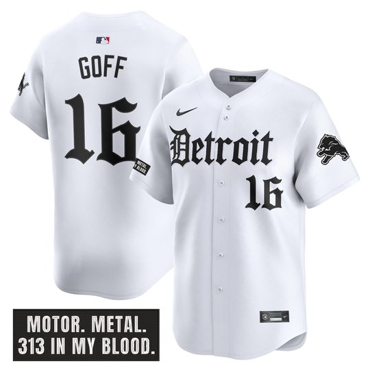 Men's Detroit Lions 'Motor Gothic Edition' Vapor Premier Limited Jersey - All Stitched